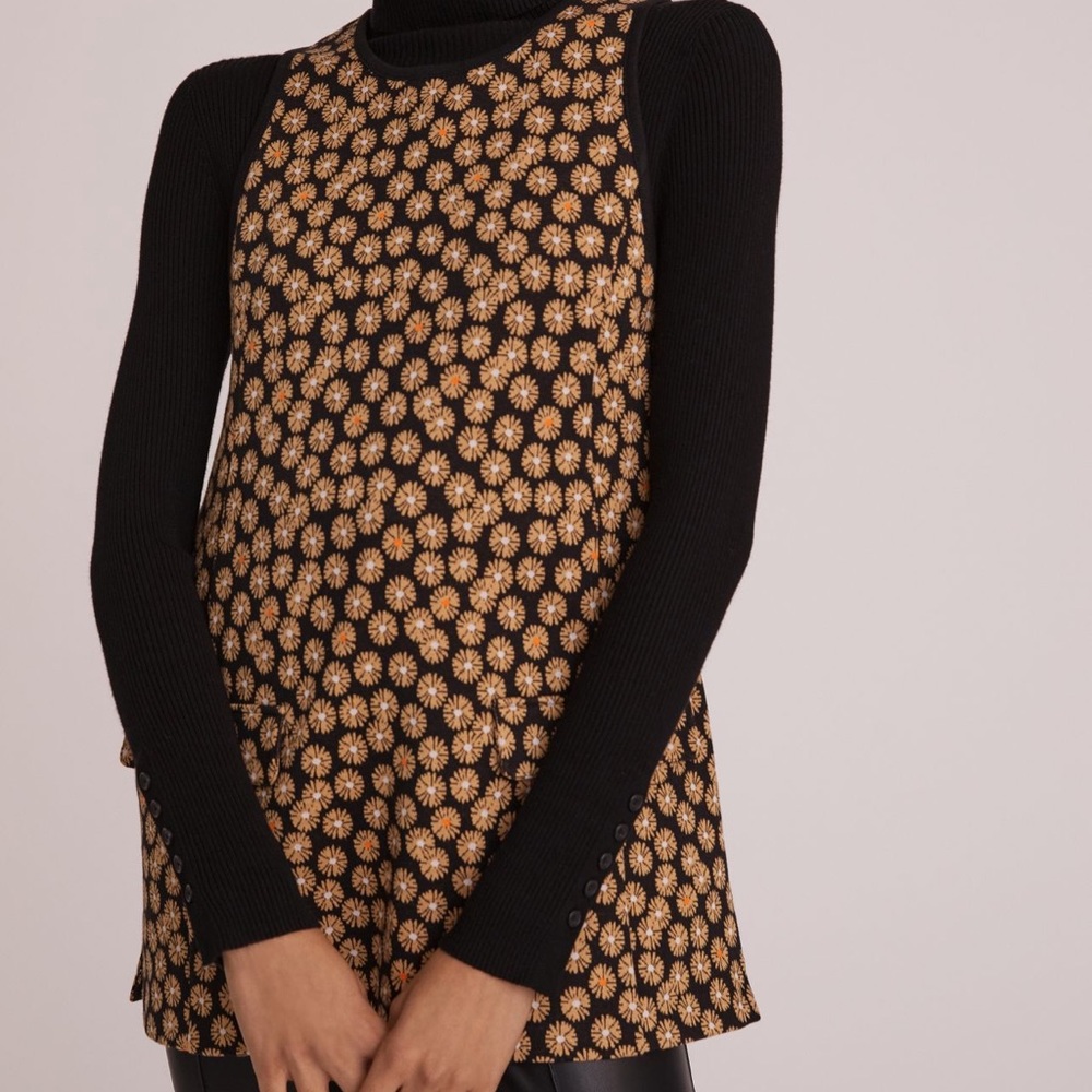 *Anthropologie Maeve Jacquard Tunic Top